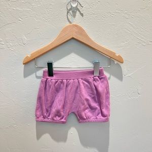 Kate Quinn 0-3 mo purple bubble shorts